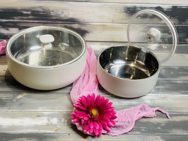 Isolierte Servierschüsseln