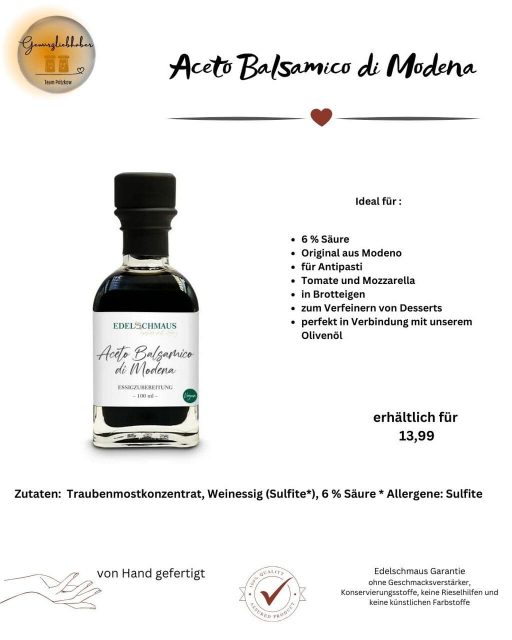 Edelschmaus Essigzubereitungen