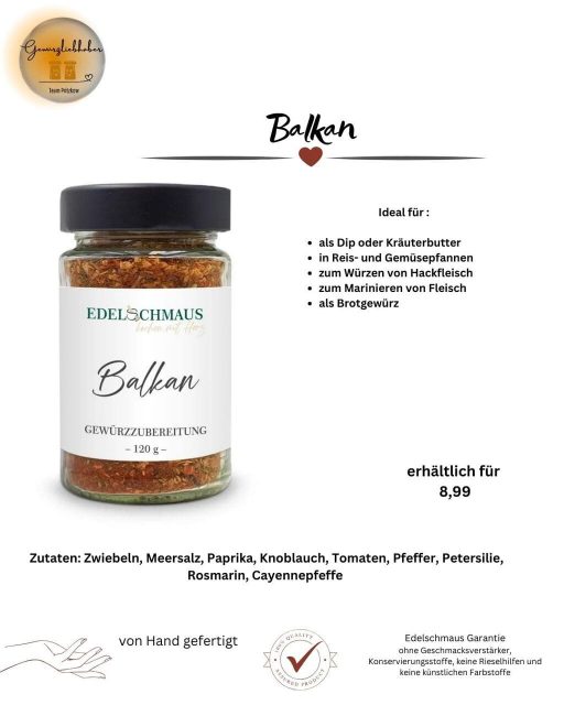 Edelschmaus Gewürz­zubereitungen und Pesto