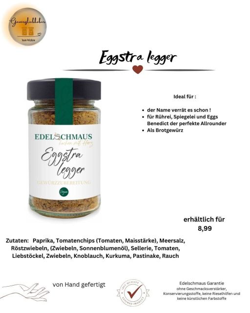 Edelschmaus Gewürz­zubereitungen und Pesto