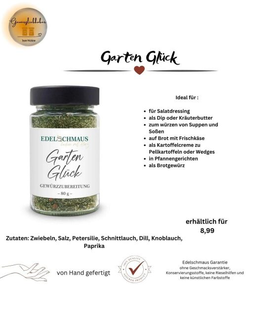 Edelschmaus Gewürz­zubereitungen und Pesto