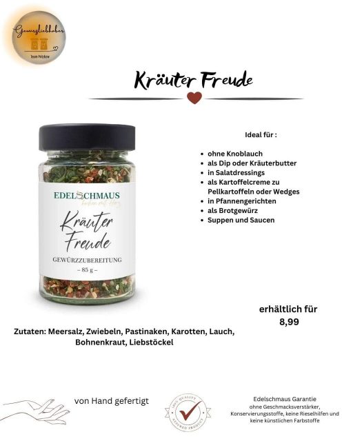 Edelschmaus Gewürz­zubereitungen und Pesto