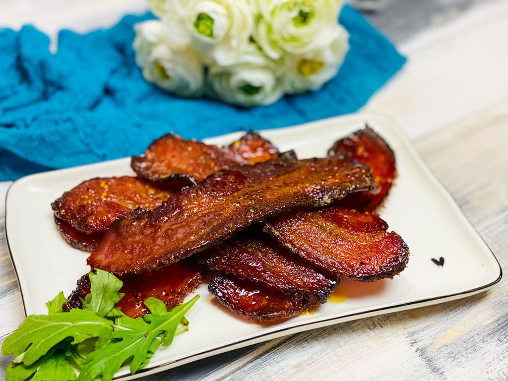 Candy Bacon aus dem Air Fryer