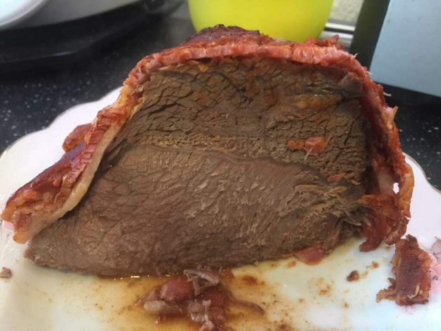 BBQ Rinderbraten aus dem Ofenmeister