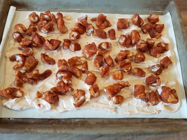 Blätterteig Überraschung mit versteckten Grillfackel Fleisch vom Zauberstein®