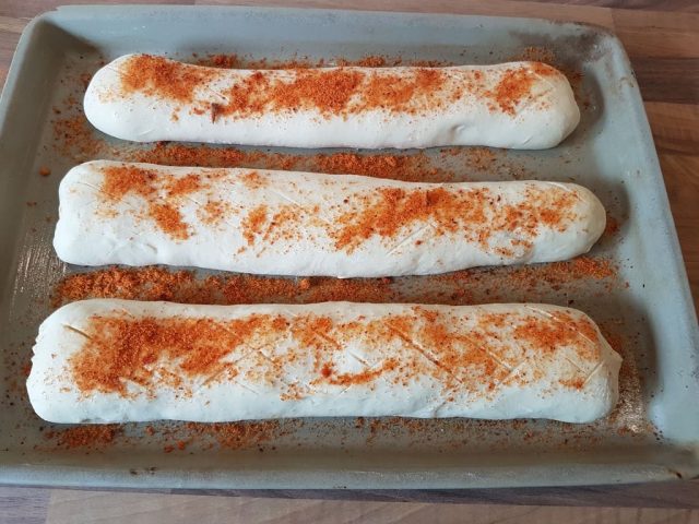 Tomaten Mozzarella Baguette auf dem Großen Ofenzauberer von PamperedChef®