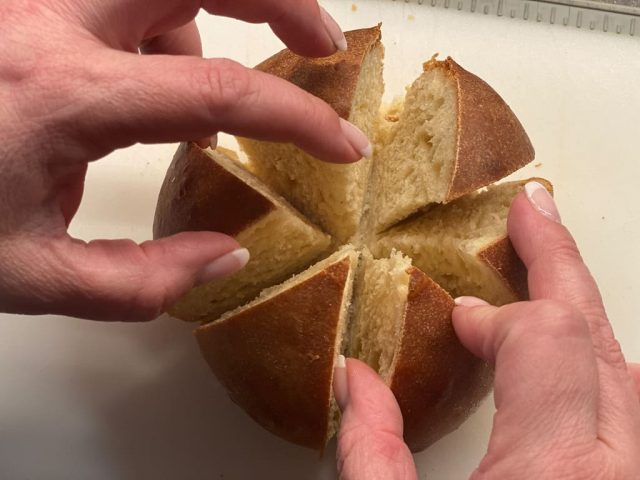 Koreanisches Knoblauchbrot