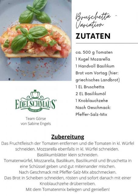 Bruschetta Variation