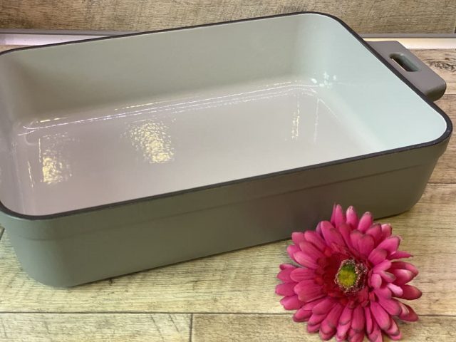 Emaillierte Gusseiserne Grillpfanne