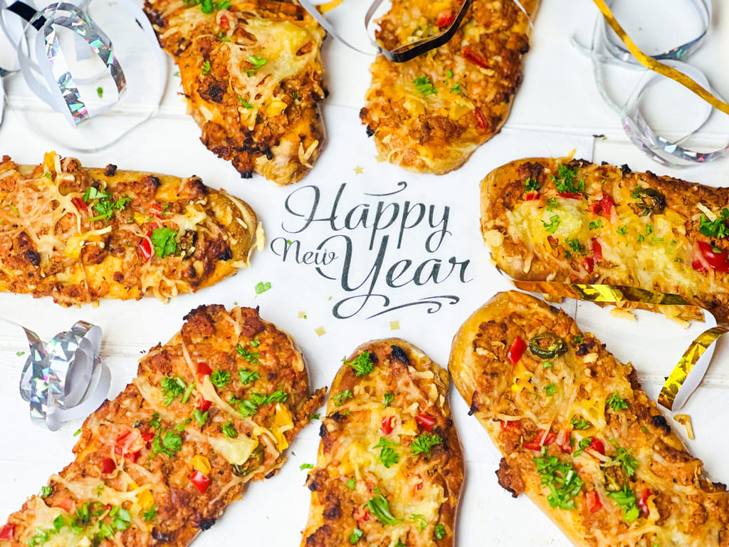 Kunterbunte Laugenstangen