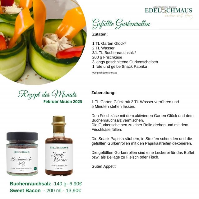 Edelschmaus Team Rezeptkarten