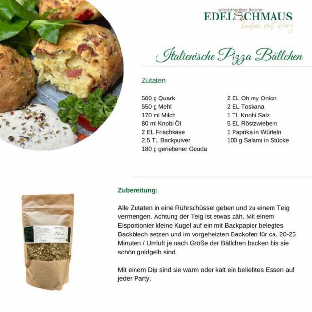 Edelschmaus Team Rezeptkarten