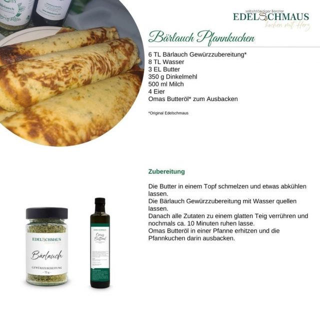 Bärlauch Pfannkuchen