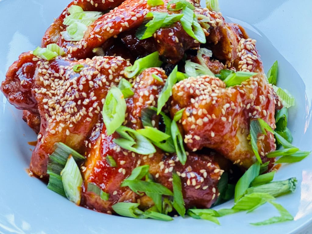 Koreanische BBQ Wings