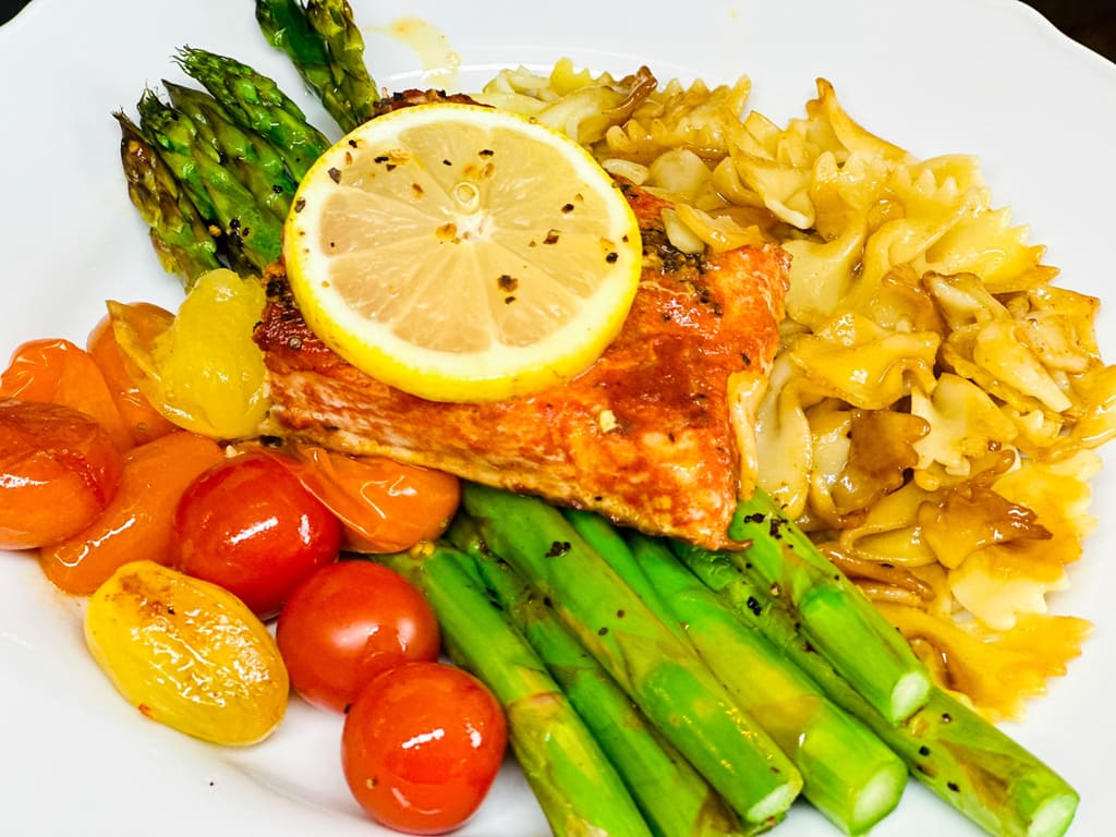 Lachsplatte – all in one –