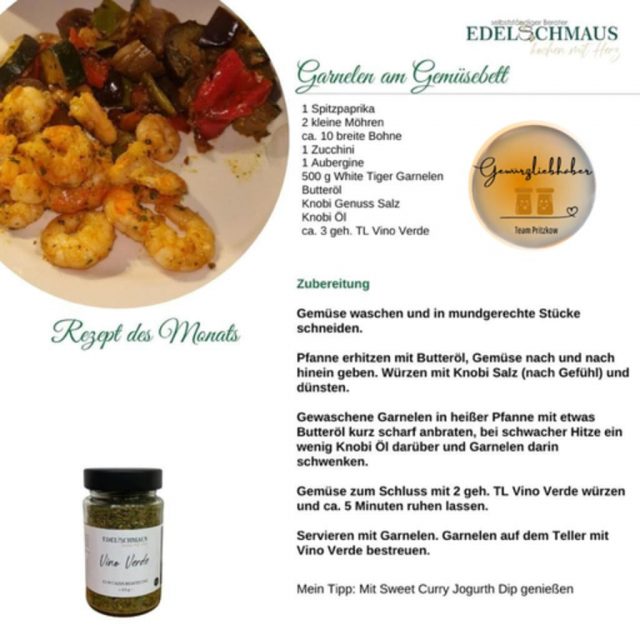 Edelschmaus Team Rezeptkarten