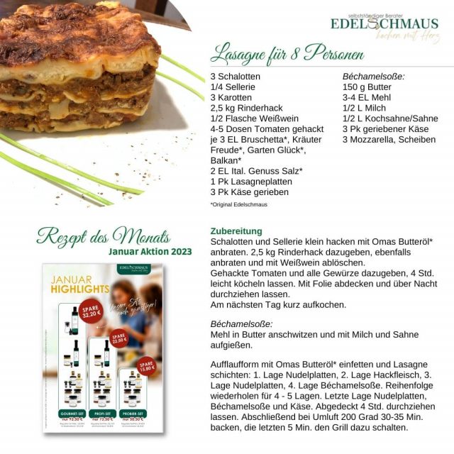 Edelschmaus Team Rezeptkarten