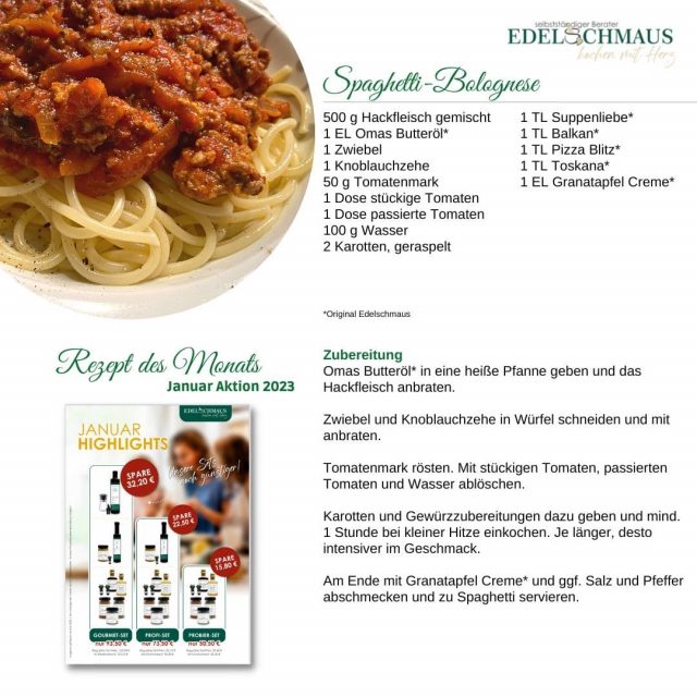 Edelschmaus Team Rezeptkarten