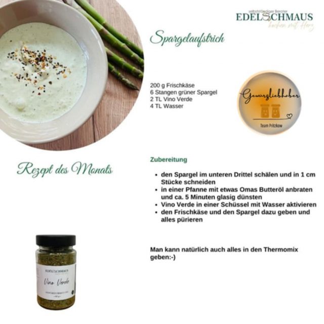 Edelschmaus Team Rezeptkarten