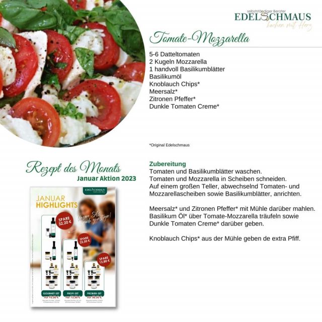 Edelschmaus Team Rezeptkarten