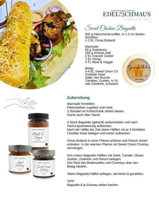 Edelschmaus Team Rezeptkarten