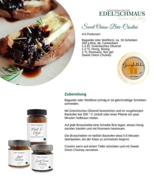 Edelschmaus Team Rezeptkarten