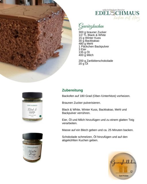 Edelschmaus Team Rezeptkarten
