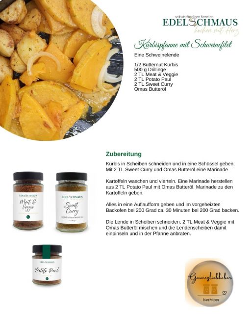 Edelschmaus Team Rezeptkarten