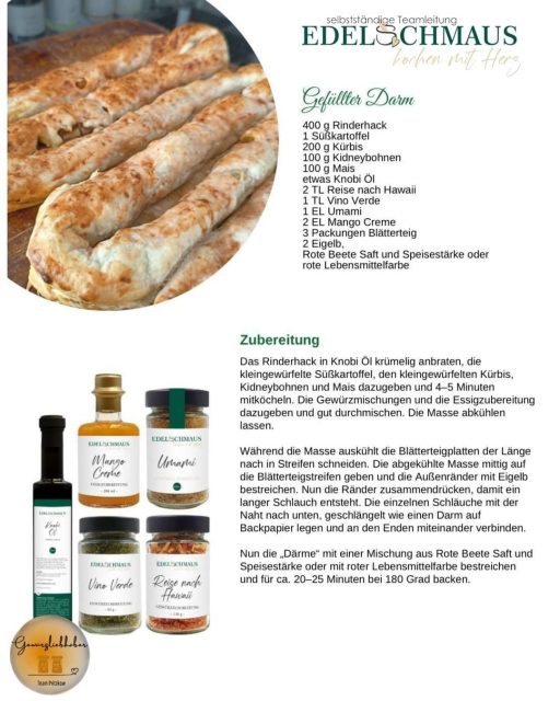 Edelschmaus Team Rezeptkarten