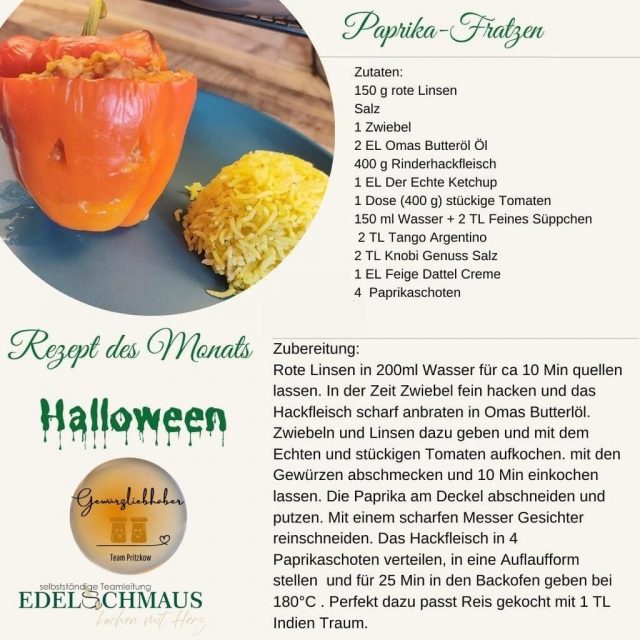 Edelschmaus Team Rezeptkarten