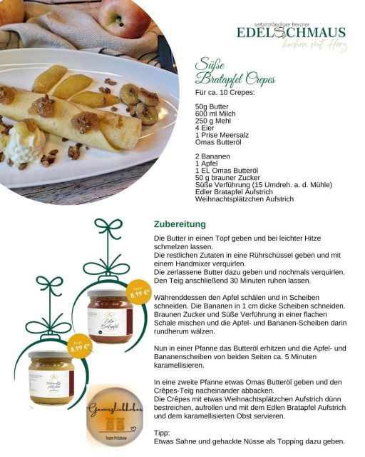 Edelschmaus Team Rezeptkarten