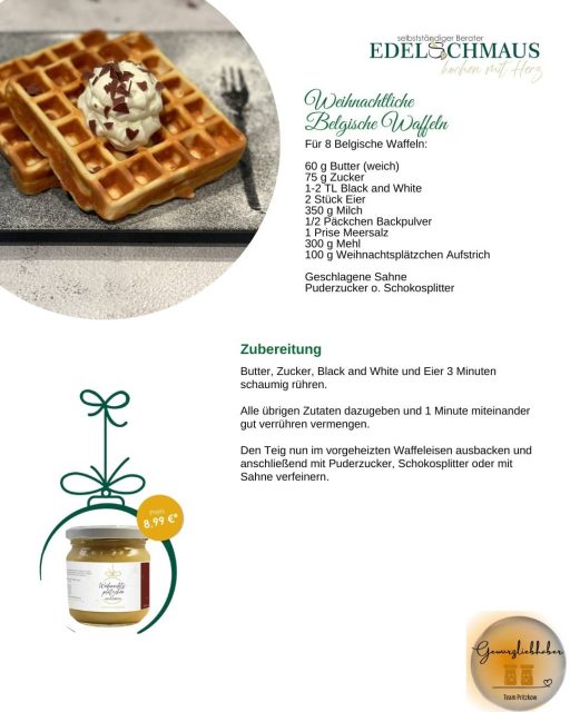 Edelschmaus Team Rezeptkarten