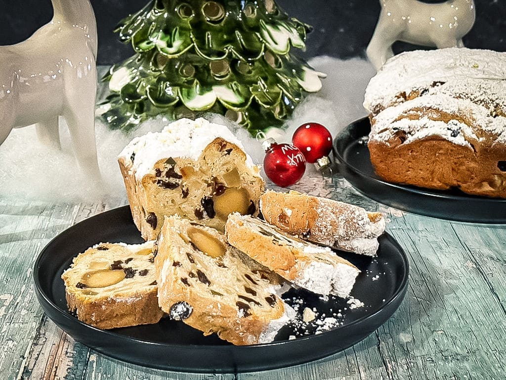 Dresdner Mini Christstollen mit Marzipankern