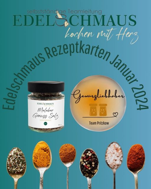 Edelschmaus Team Rezeptkarten