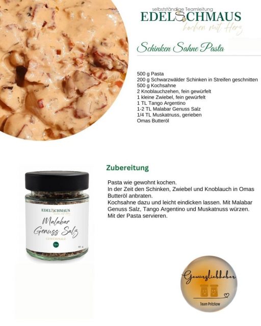 Edelschmaus Team Rezeptkarten