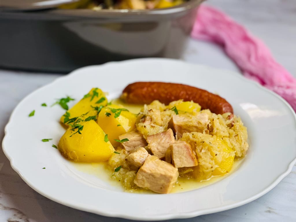 Kassler-Sauerkraut-Eintopf
