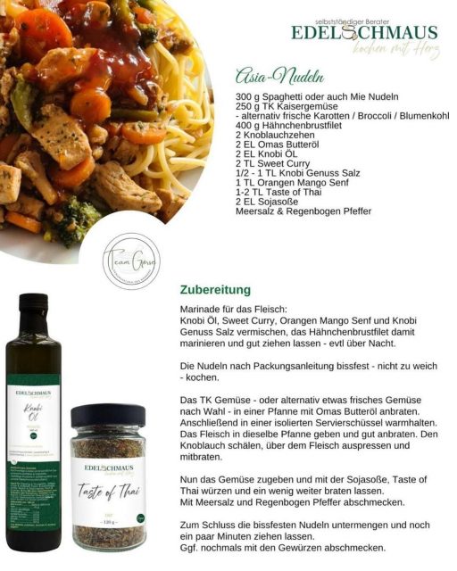 Edelschmaus Team Rezeptkarten