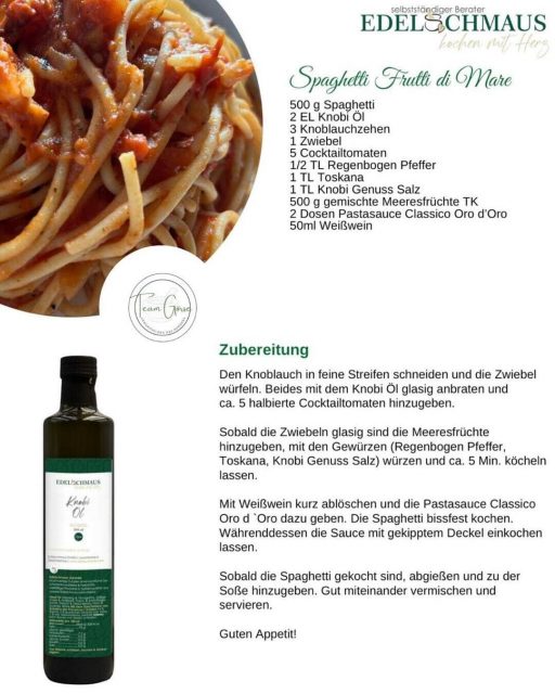 Edelschmaus Team Rezeptkarten