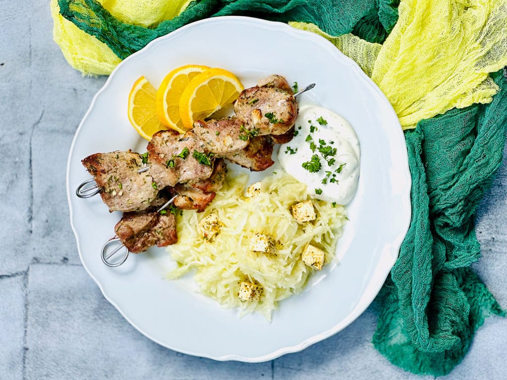 Souvlaki aus dem Air Fryer