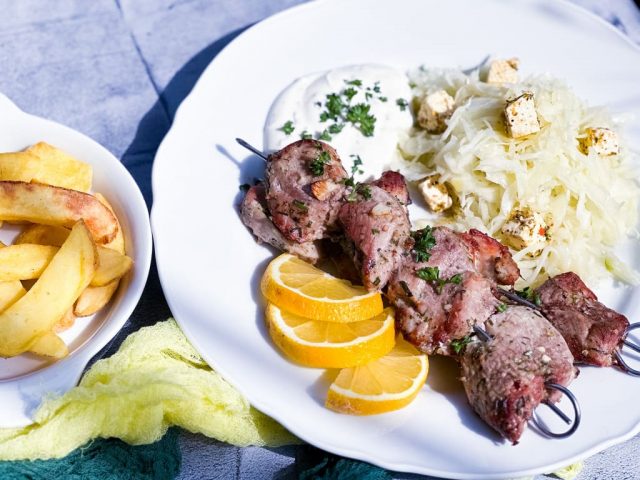Souvlaki aus dem Air Fryer