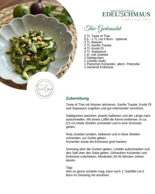 Edelschmaus Team Rezeptkarten