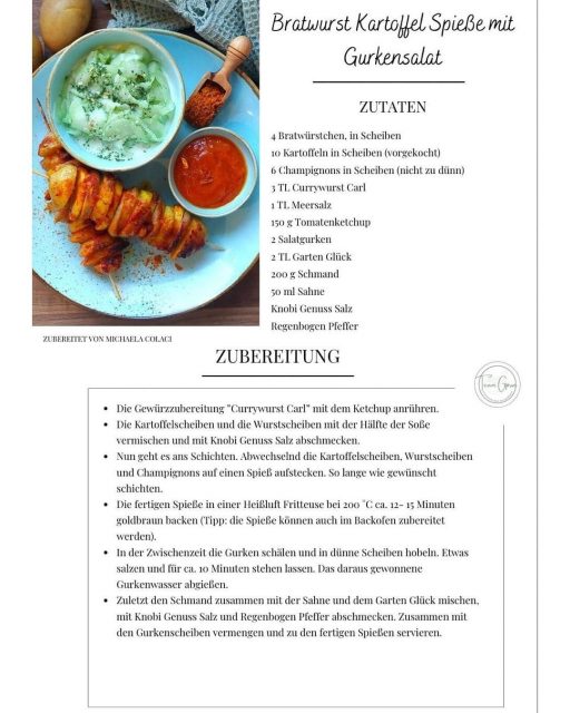 Edelschmaus Team Rezeptkarten