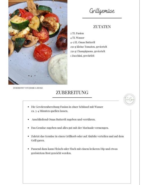 Edelschmaus Team Rezeptkarten