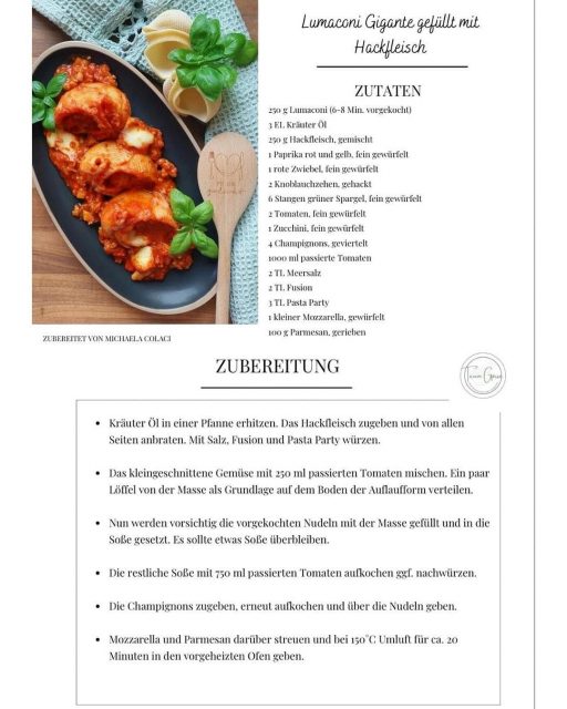 Edelschmaus Team Rezeptkarten