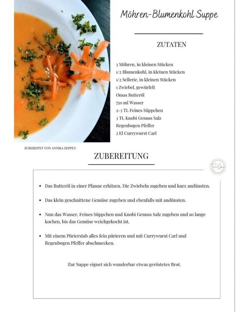 Edelschmaus Team Rezeptkarten