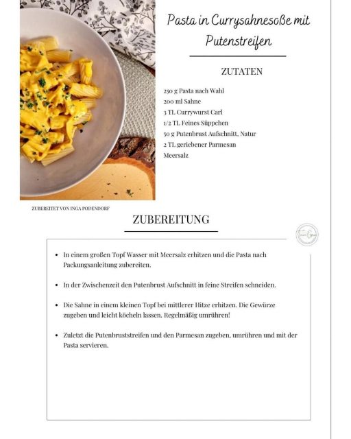 Edelschmaus Team Rezeptkarten